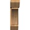 Ekena Millwork Thorton Slat Rough Sawn Bracket w/ Offset Brace, Western Red Cedar, 8"W x 28"D x 28"H BKT0806X28X28THR06RWR - alternate 4